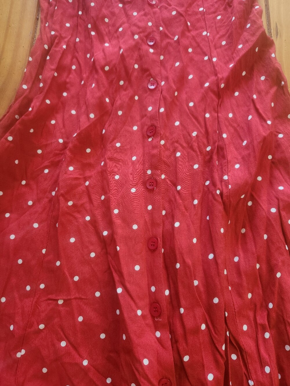 Forever 21 Polka Dot Dress Red/White Size Small - Picture 3 of 6